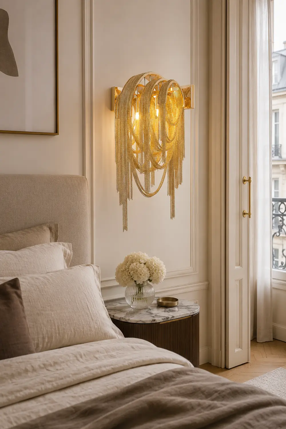 Chains Tassel Wall Lamp - Lumpaz