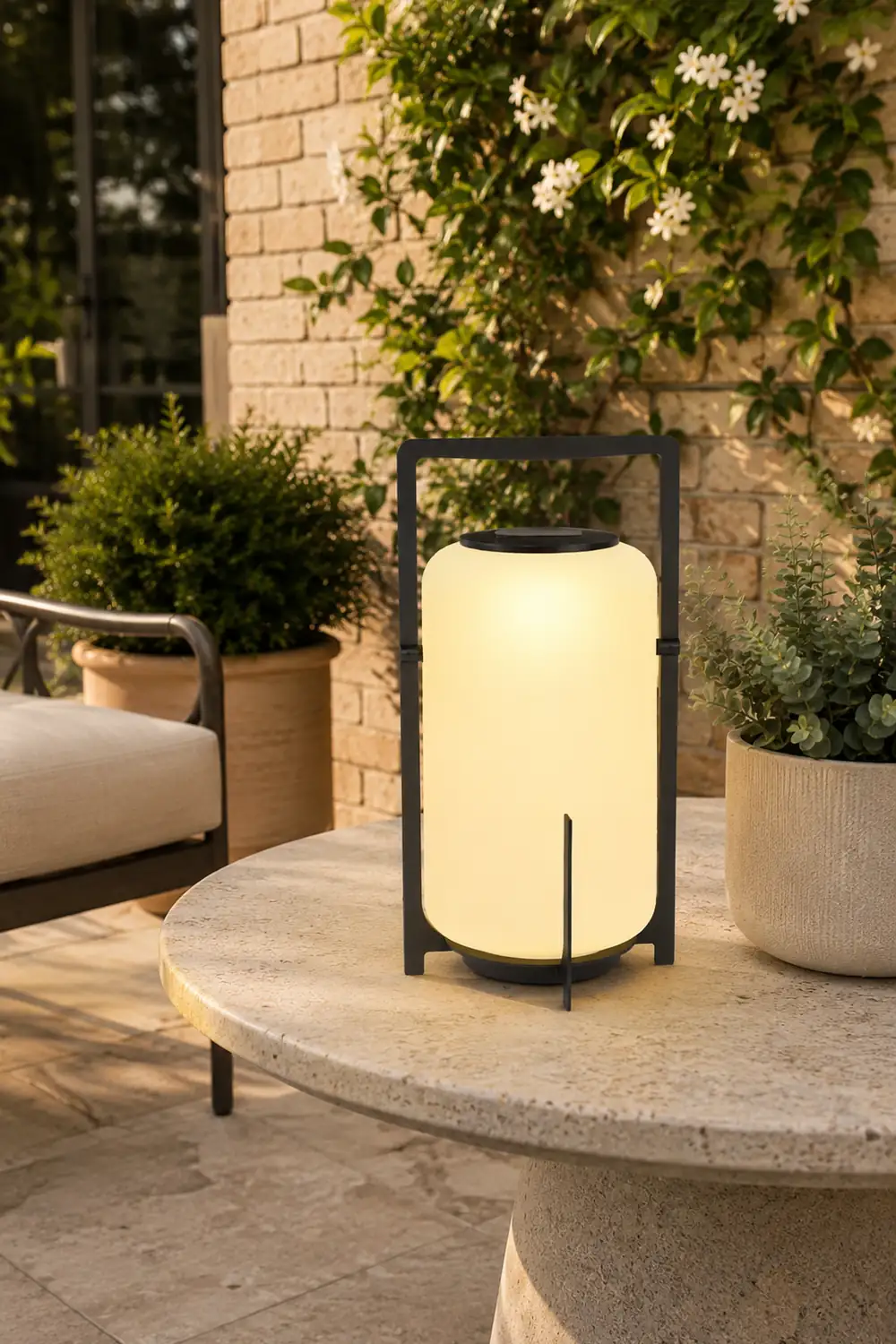 Twilight Lantern Solar Outdoor Table Lamp - Lumpaz