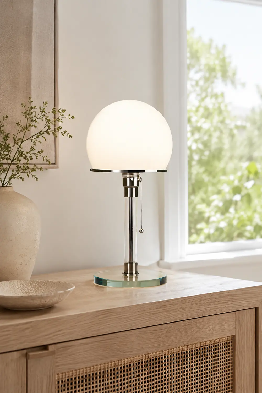 Globe Glass Table Lamp - Lumpaz