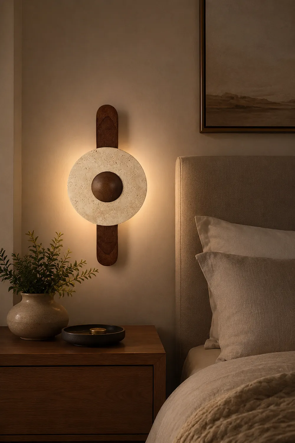 Lunar Wood Wall Lamp - Lumpaz