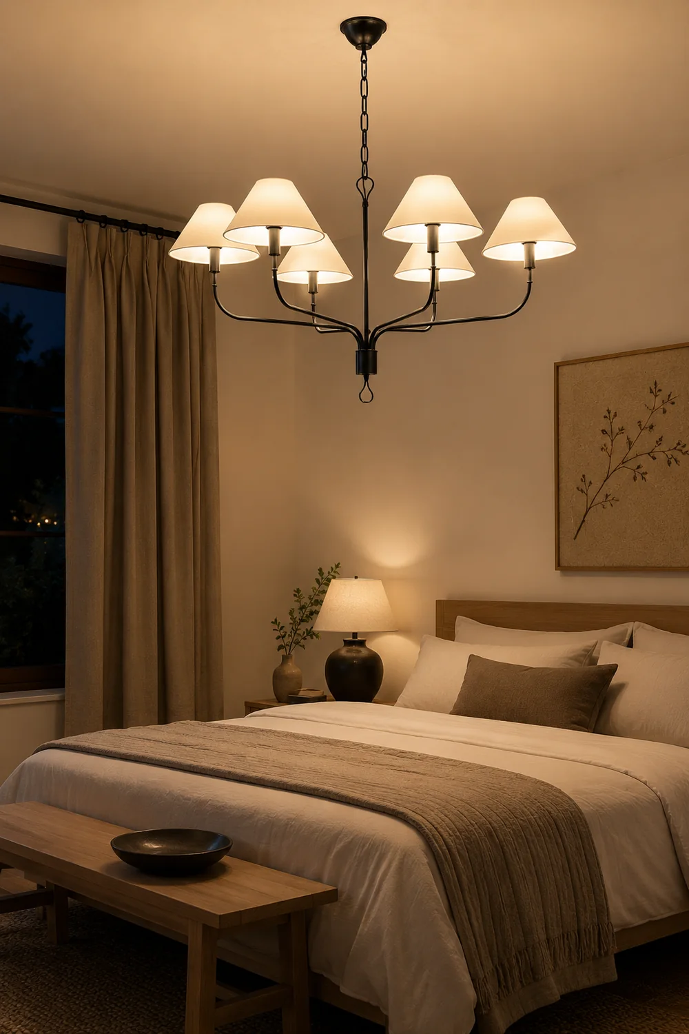 Griffin 6-head chandelier - Lumpaz