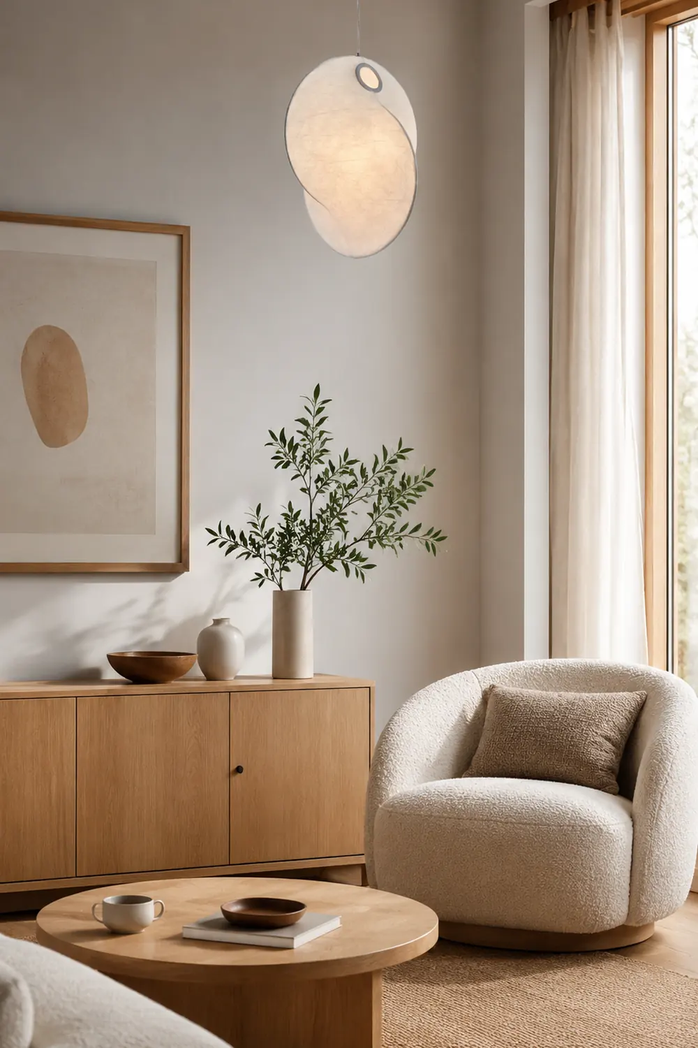 Celeste Crescent Pendant Light - Lumpaz