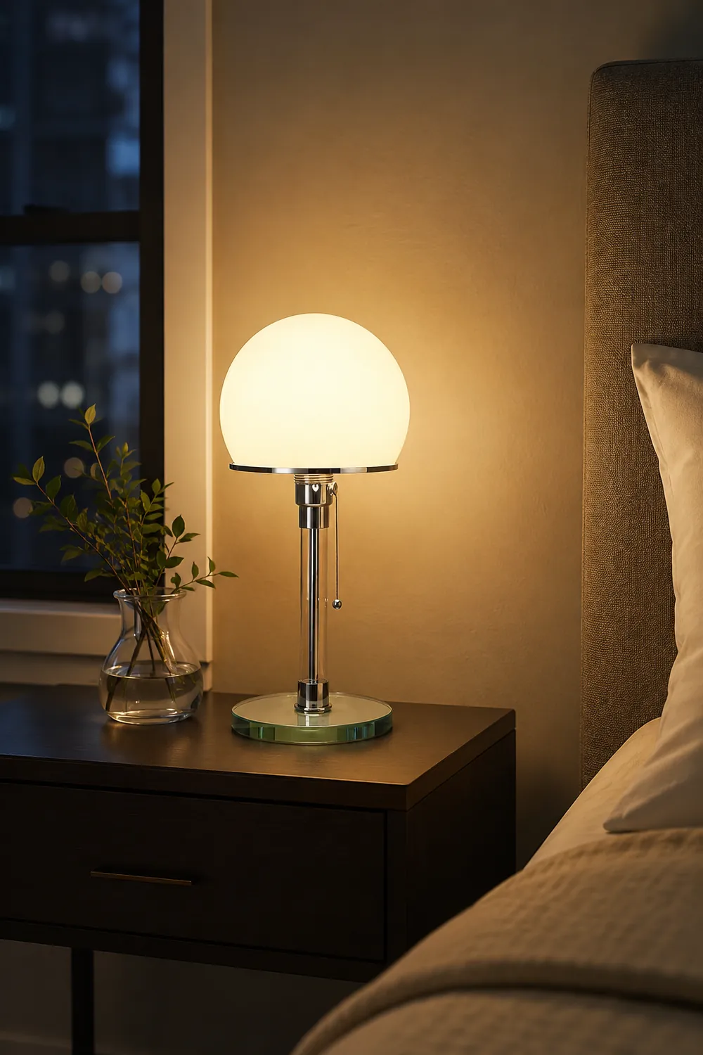 Globe Glass Table Lamp - Lumpaz