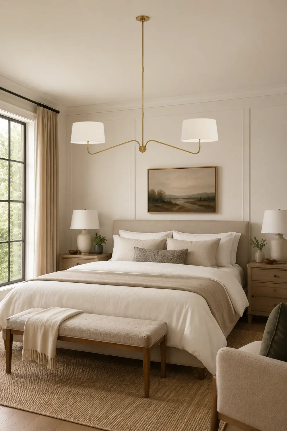 Grande Two-Arm Chandelier - Lumpaz
