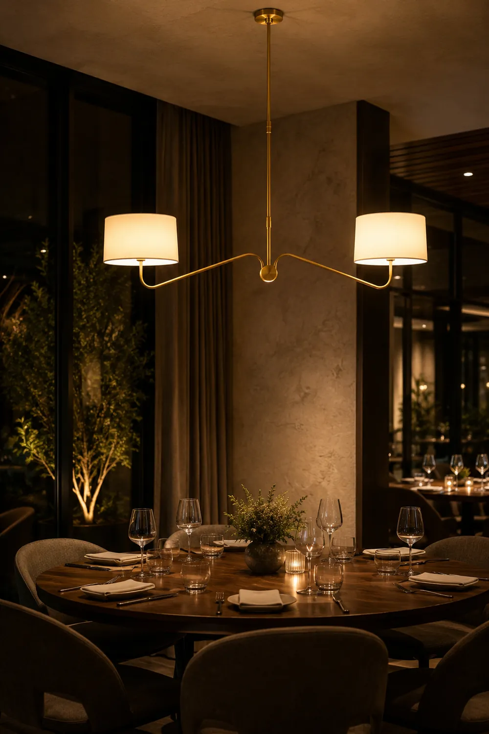 Grande Two-Arm Chandelier - Lumpaz