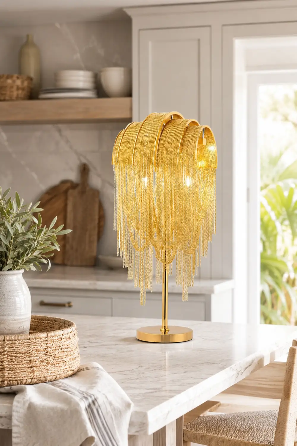 Chains Tassel Table Lamp - Lumpaz
