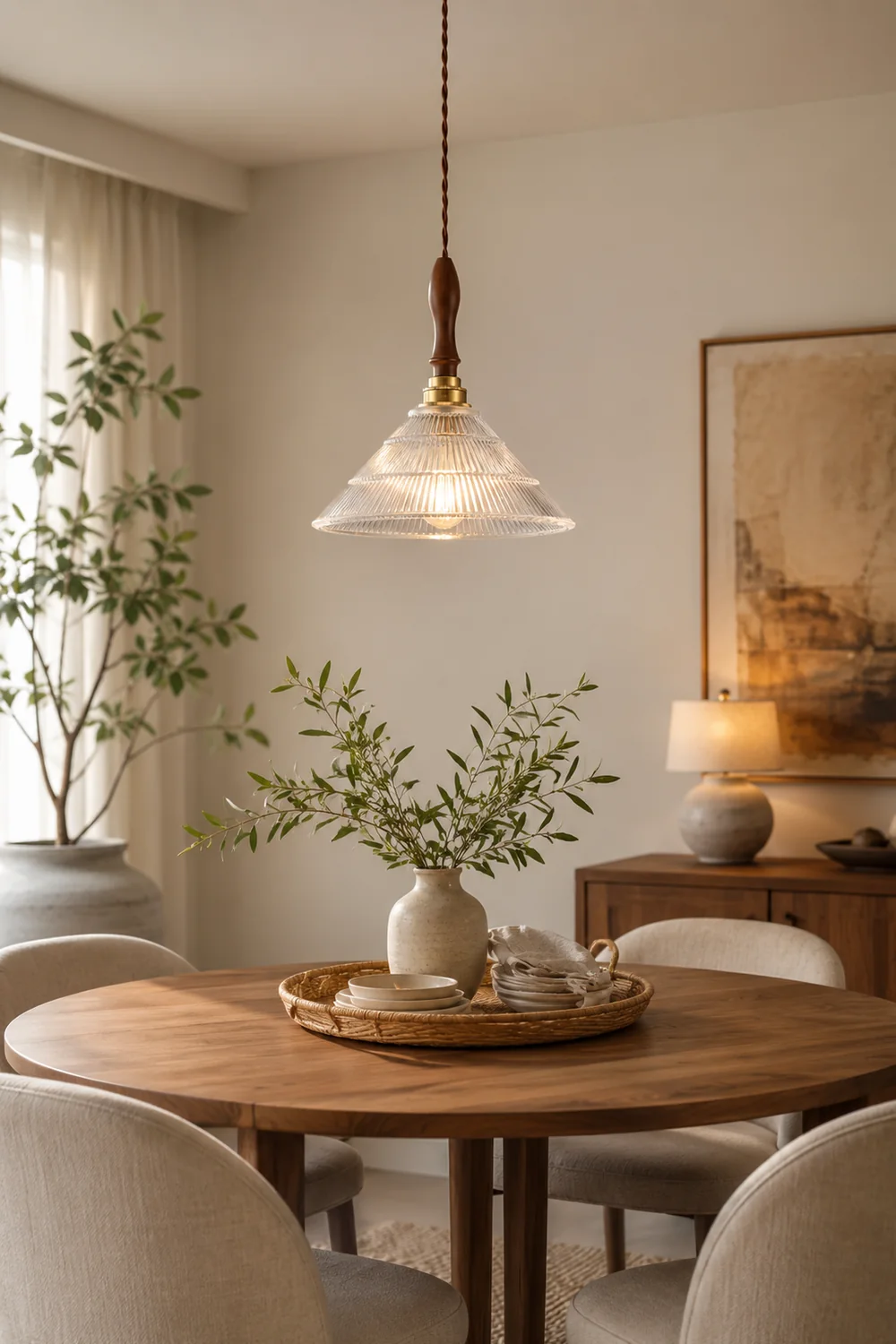Vintage Ripple Pendant Lamp - Lumpaz