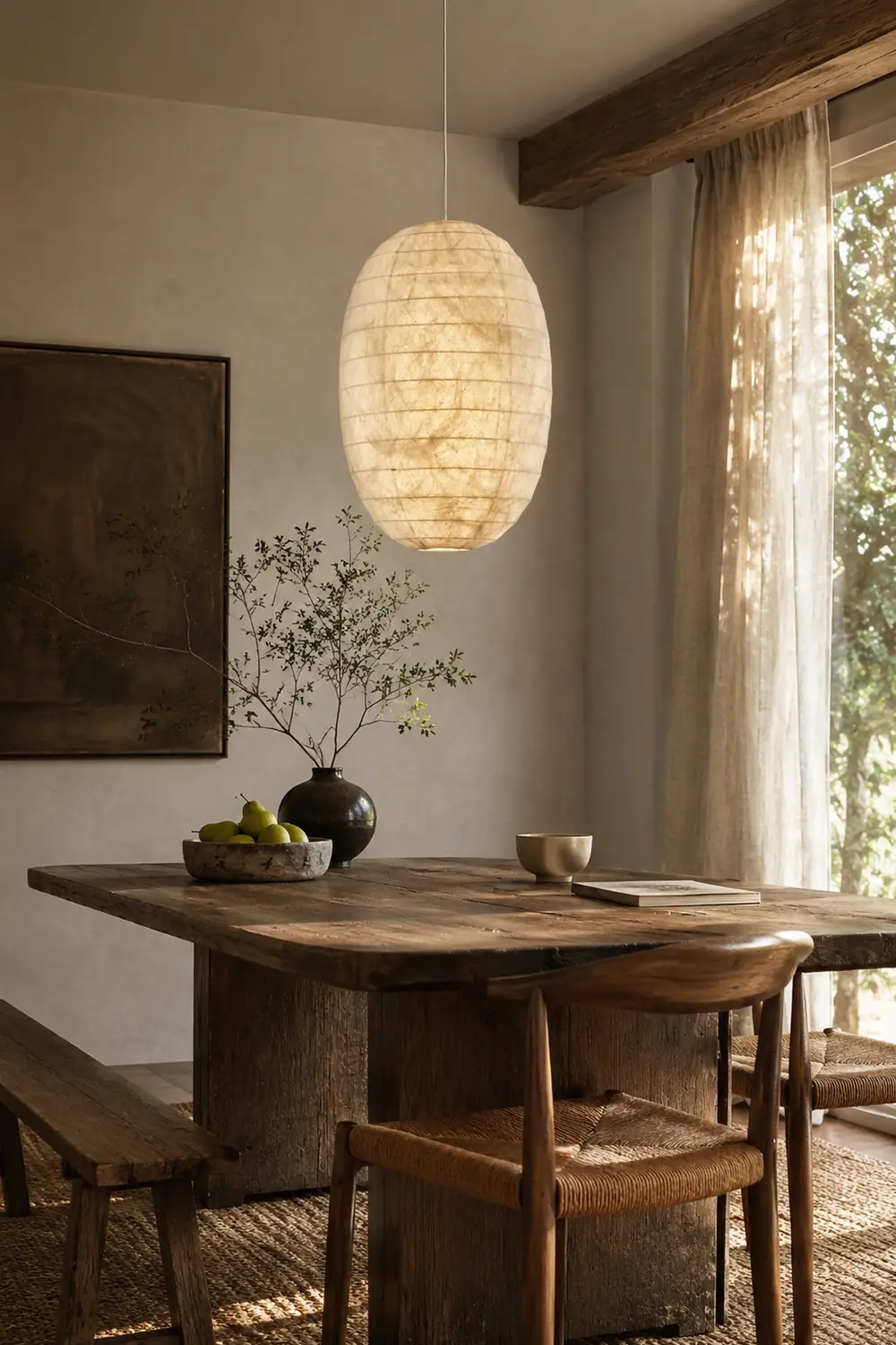 Sophia Silk Pendant Lamp - Lumpaz