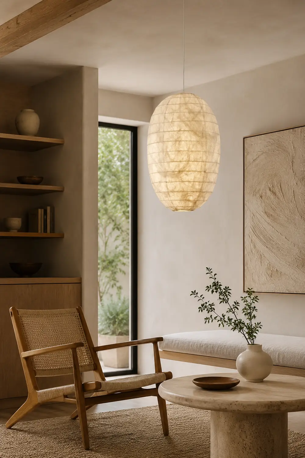 Sophia Silk Pendant Lamp - Lumpaz