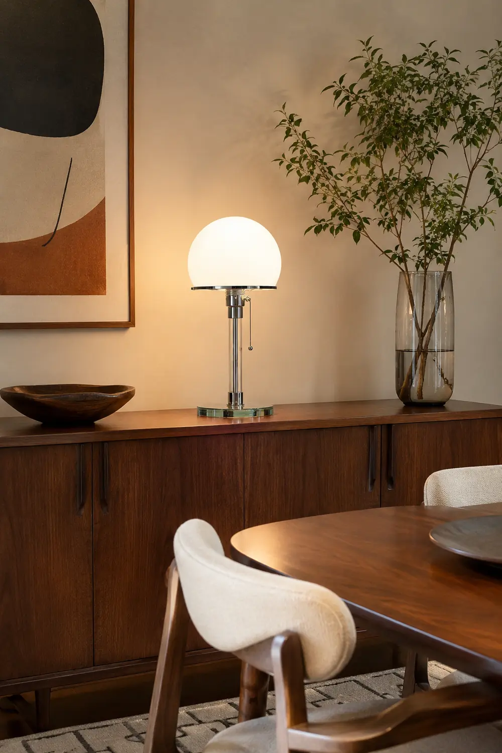 Globe Glass Table Lamp - Lumpaz