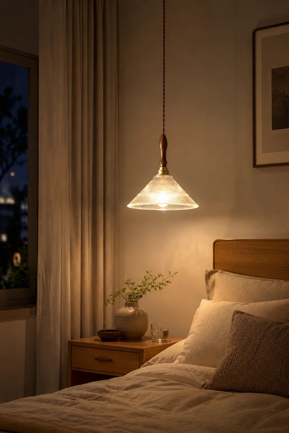 Vintage Ripple Pendant Lamp - Lumpaz