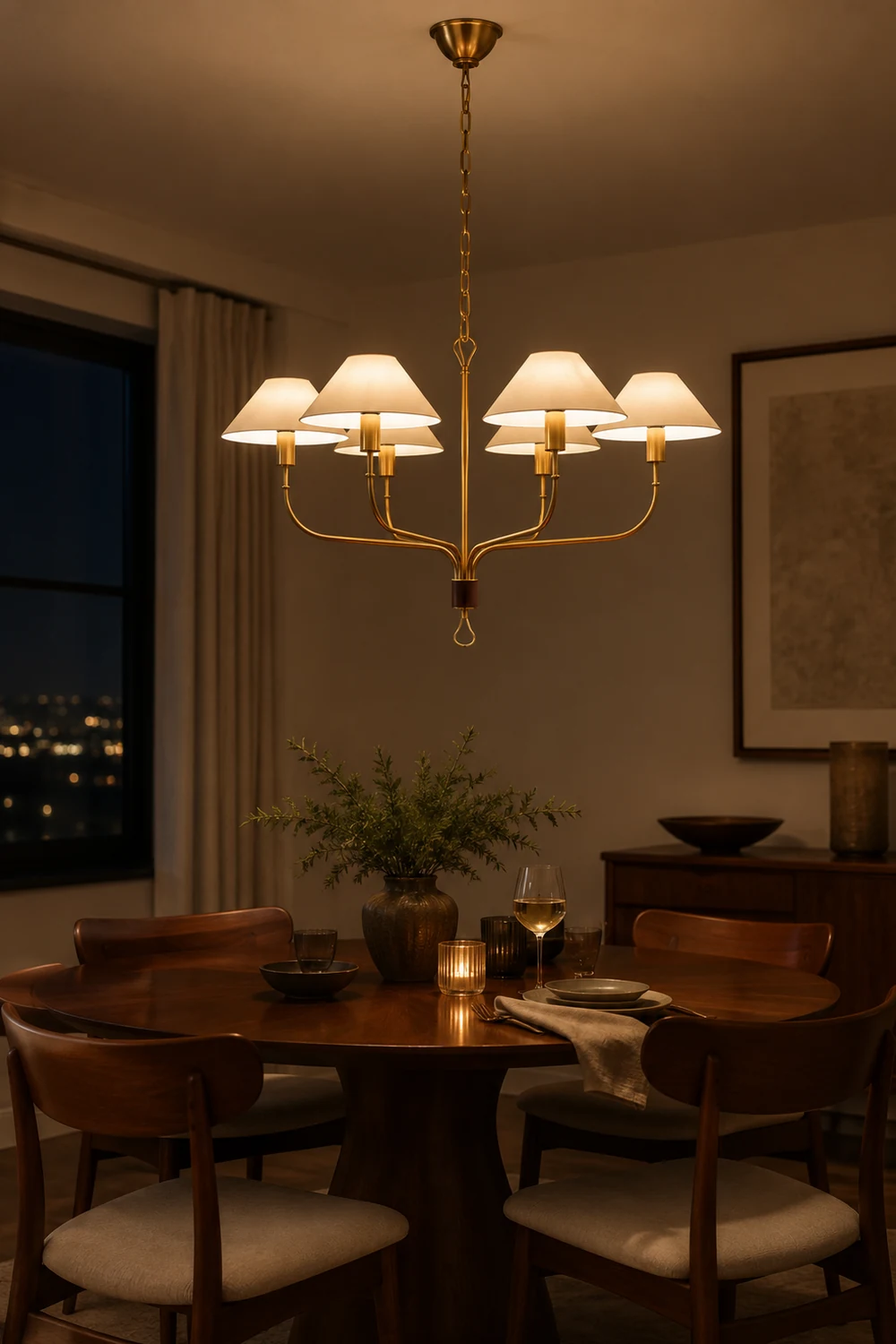 Griffin 6-head chandelier - Lumpaz