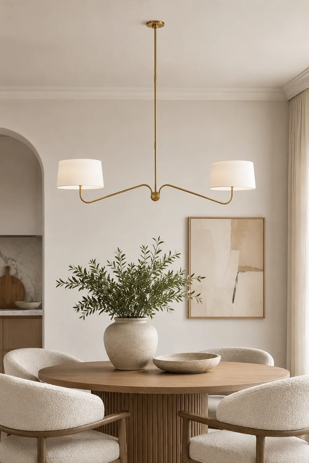 Grande Two-Arm Chandelier - Lumpaz