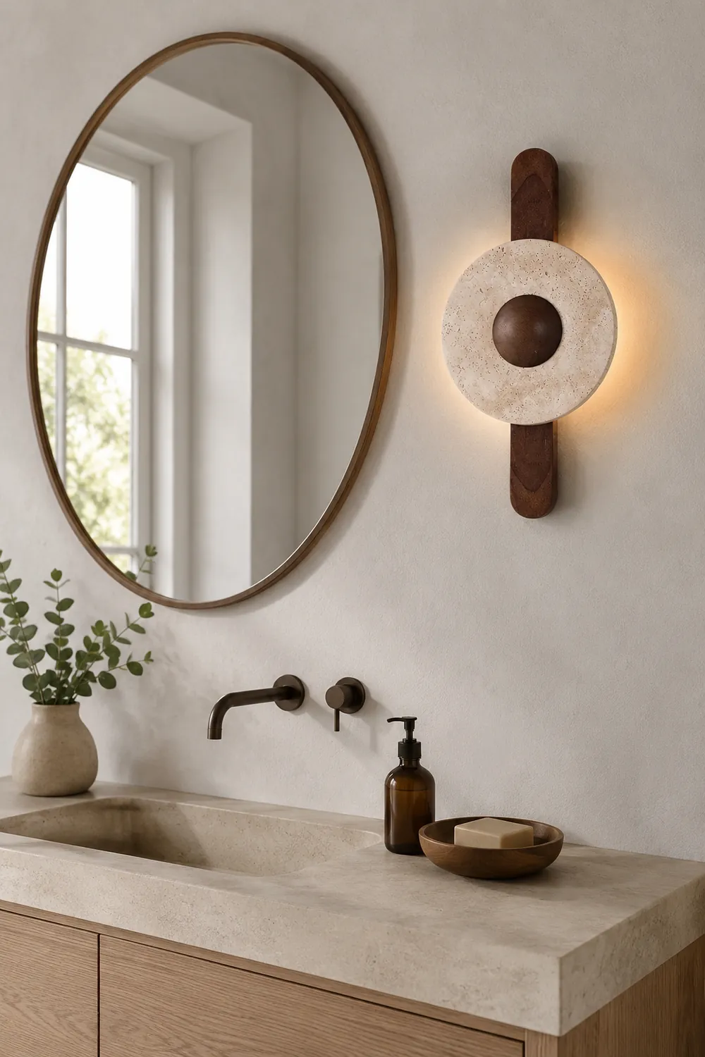 Lunar Wood Wall Lamp - Lumpaz