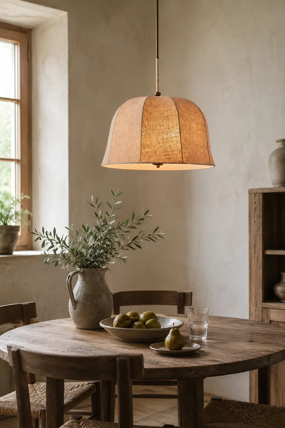 Sienna Linen Pendant Lamp - Lumpaz