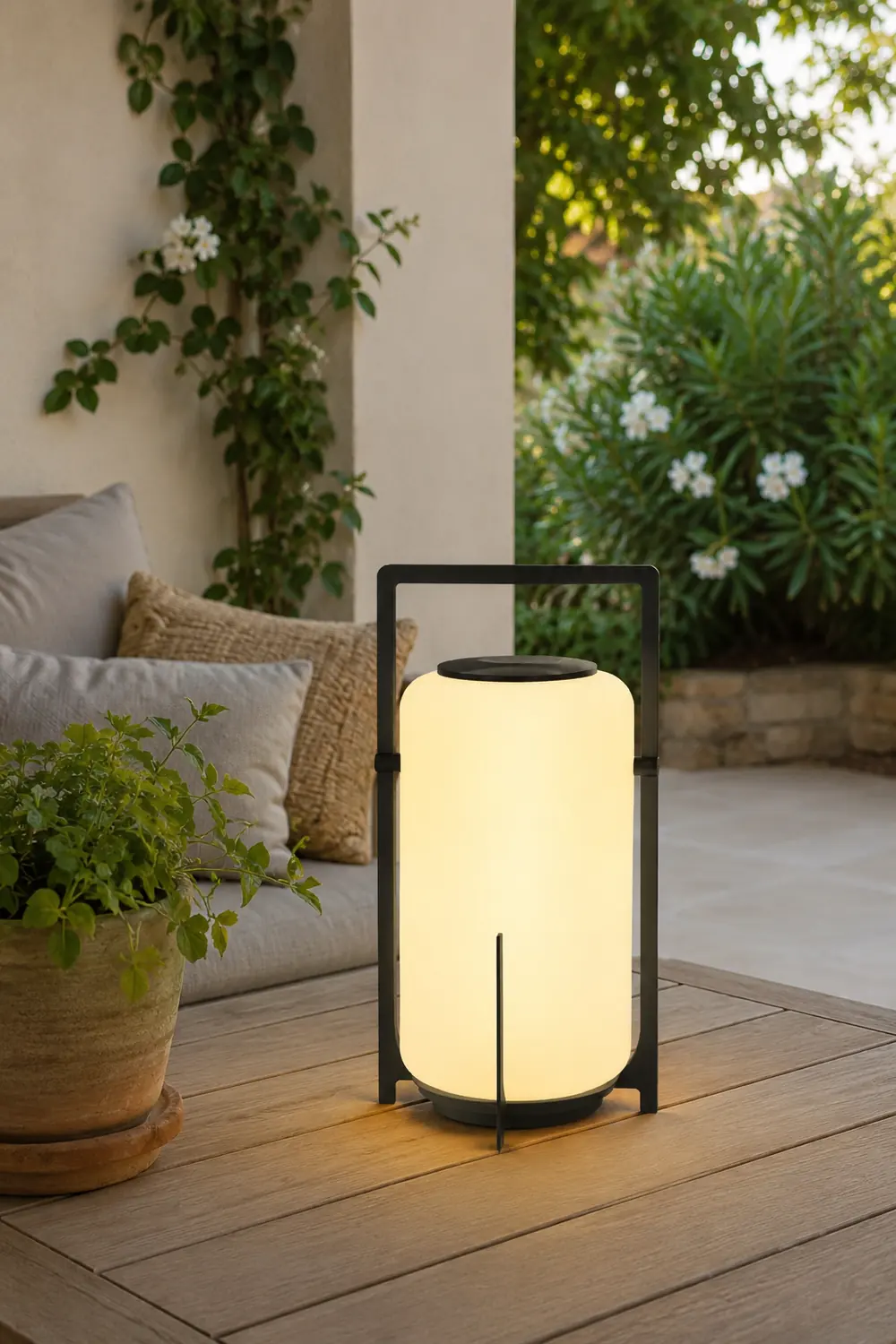 Twilight Lantern Solar Outdoor Table Lamp - Lumpaz