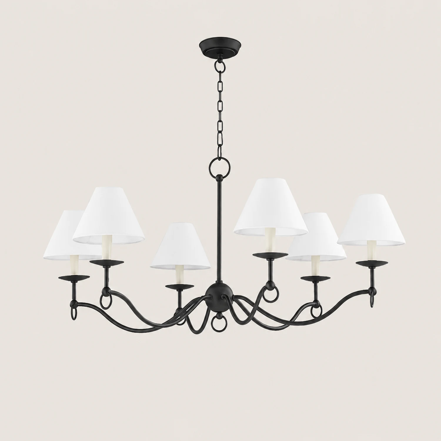 Troy Lighting Massi Five-Arm Chandelier - Lumpaz