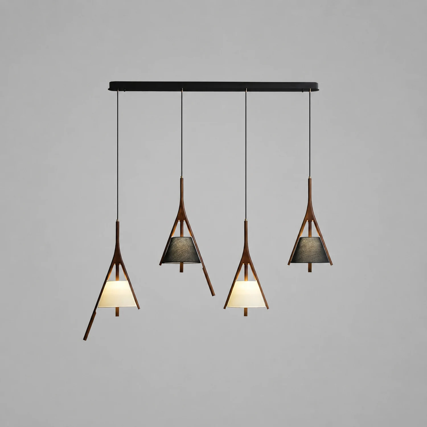 Nanzhi Wood Pendant Lamp - Lumpaz