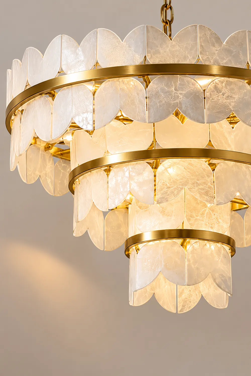 Patanga Alabaster Butterfly Chandelier - Lumpaz