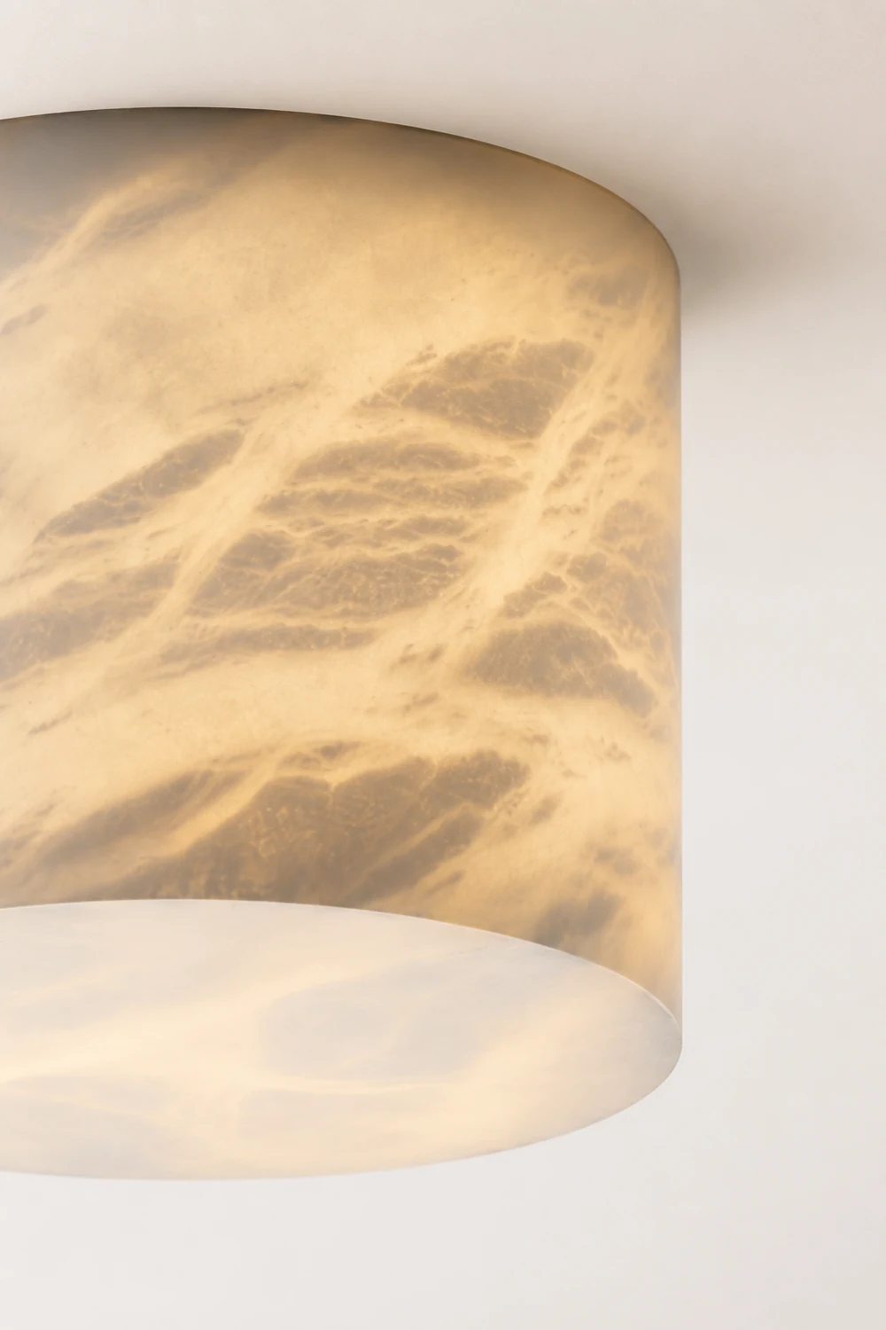 Small Alabaster Ceiling Light - Lumpaz