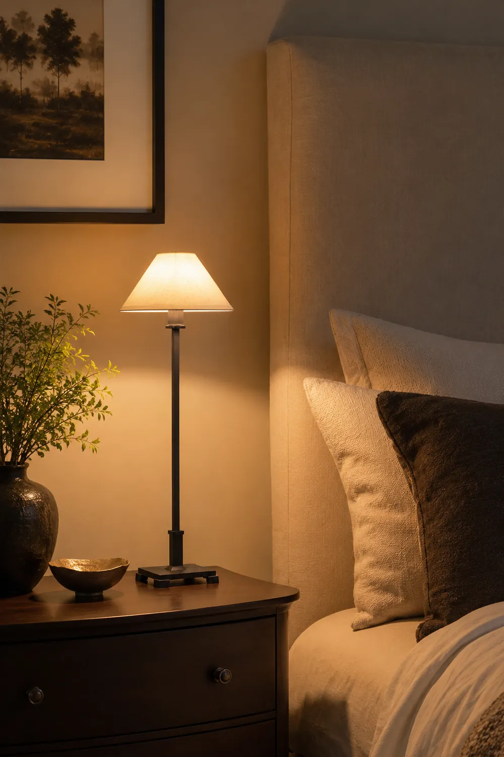 Slim Candlestick Accent Lamp - Lumpaz