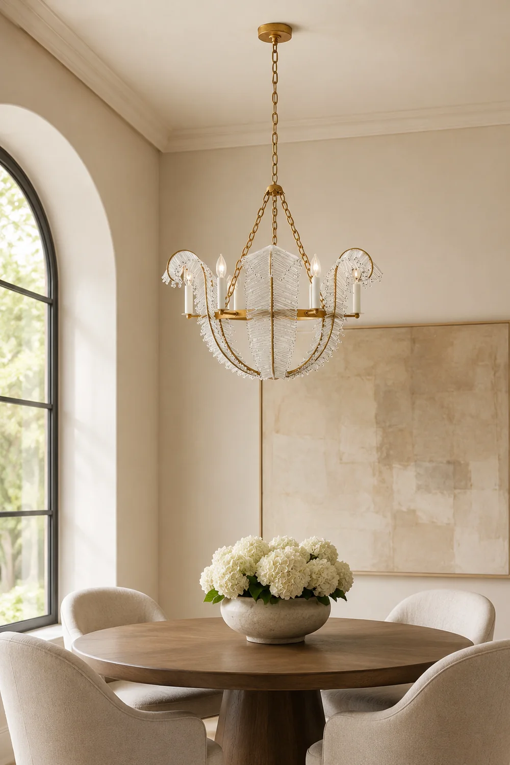 Calais Vintage Scroll Design Chandelier - Lumpaz