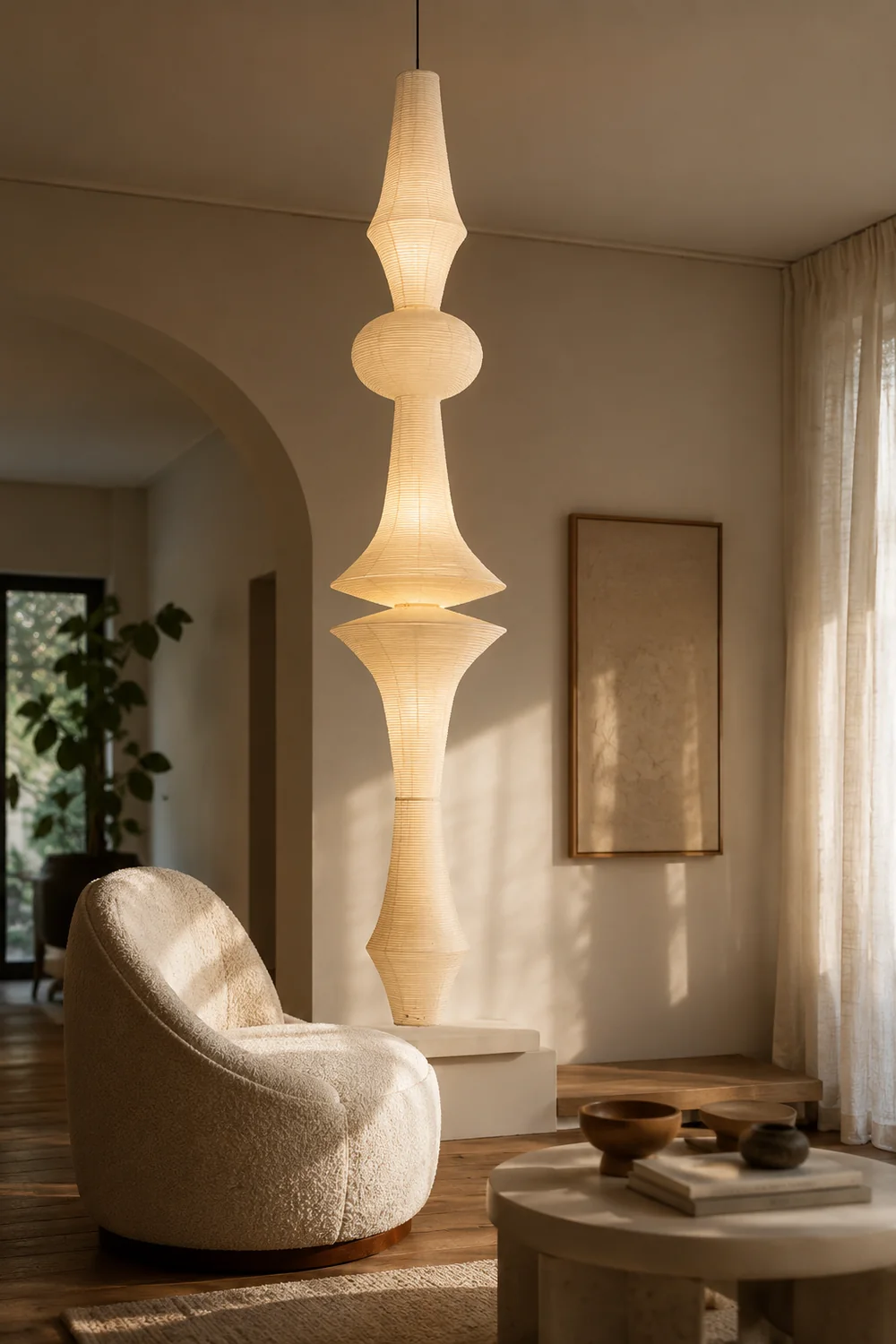 Akari E Ceiling Light - Lumpaz