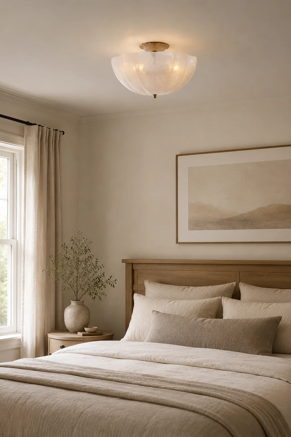 Rosehill Semi-Flush Ceiling Light - Lumpaz
