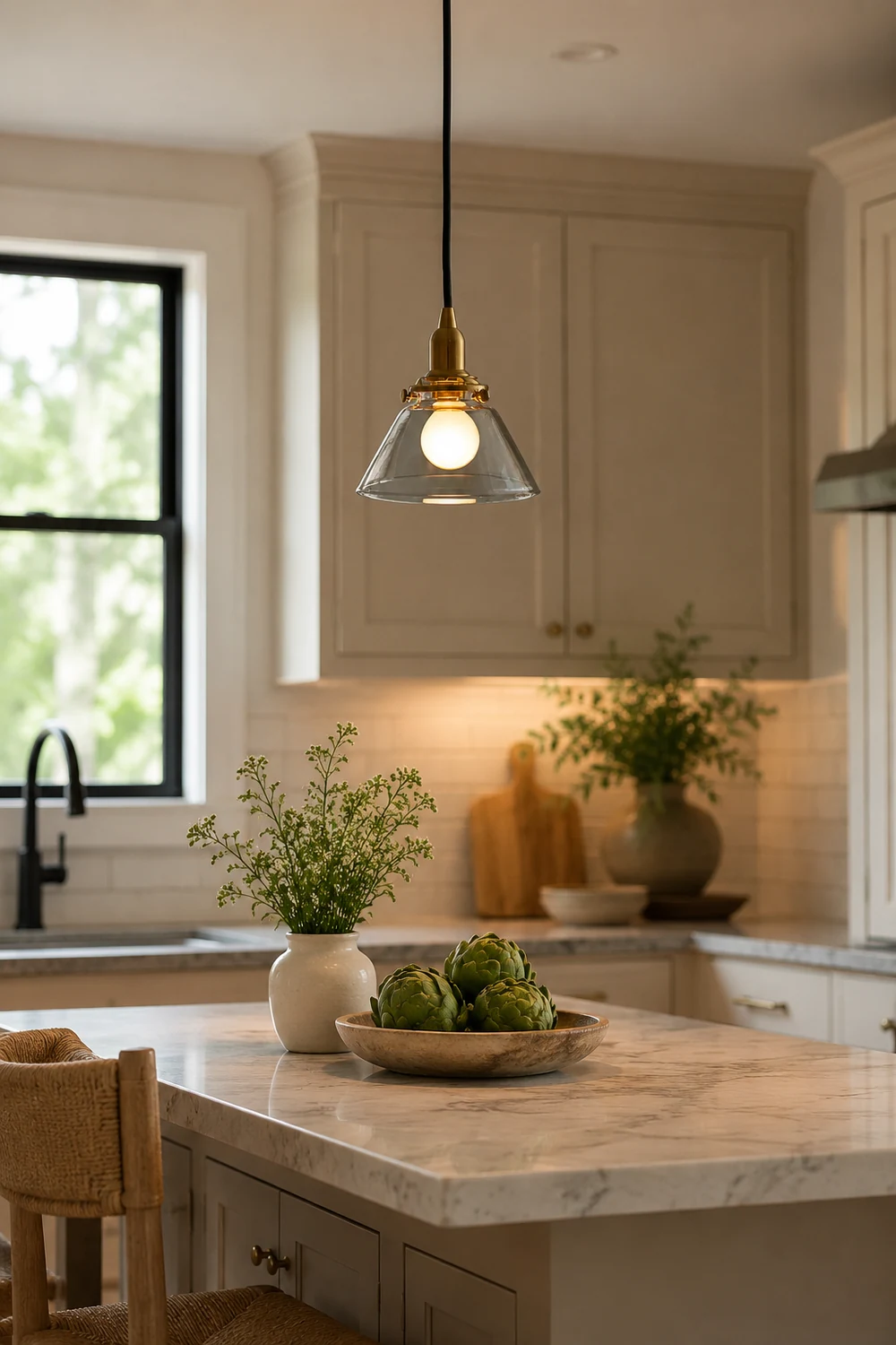 Minimalist Cone Shaped Glass Pendant Lamp - Lumpaz