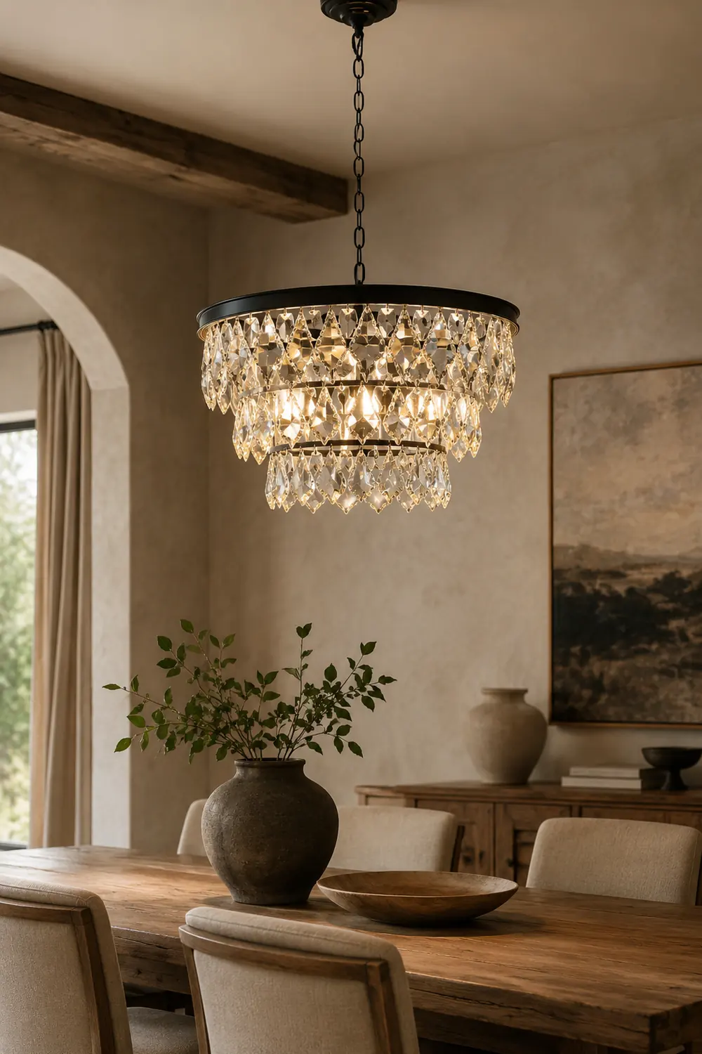 Modern luxury crystal chandelier - Lumpaz