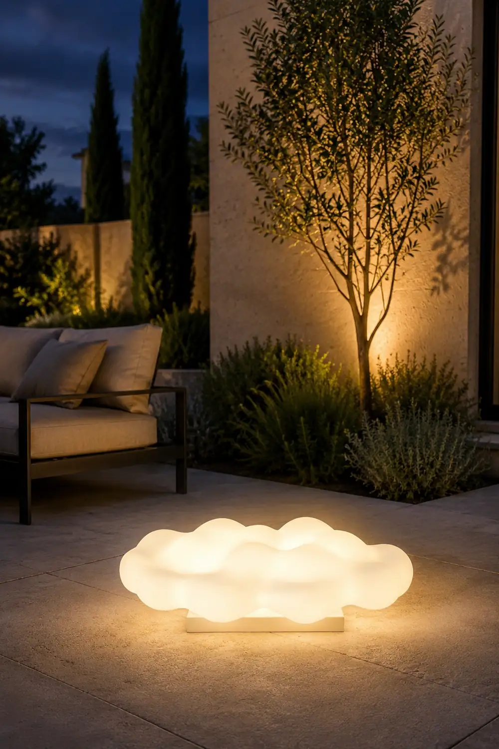 Cloud Outdoor Floor Light - Lumpaz