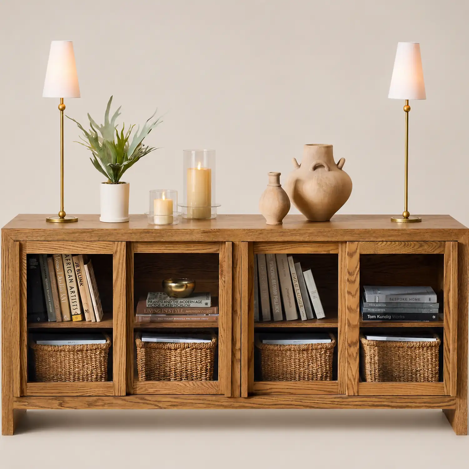 Palmer Slim Brass Accent Table Lamp - Lumpaz