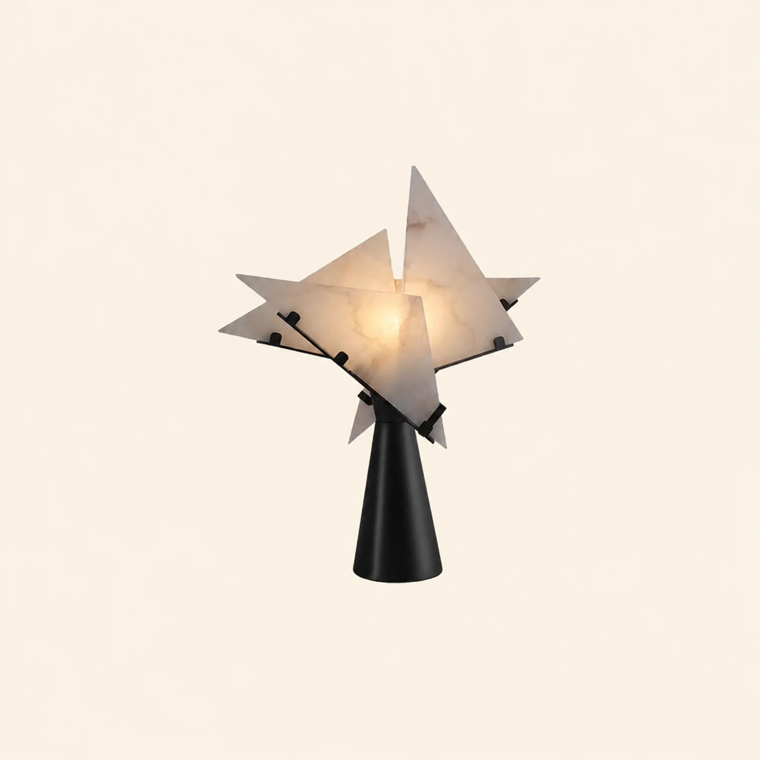 Abstract Alabaster Table Lamp - Lumpaz
