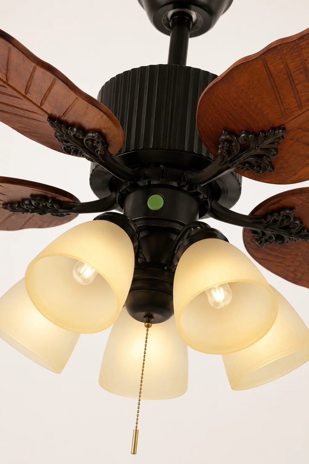 Palm Tropical Ceiling Fan Light - Lumpaz