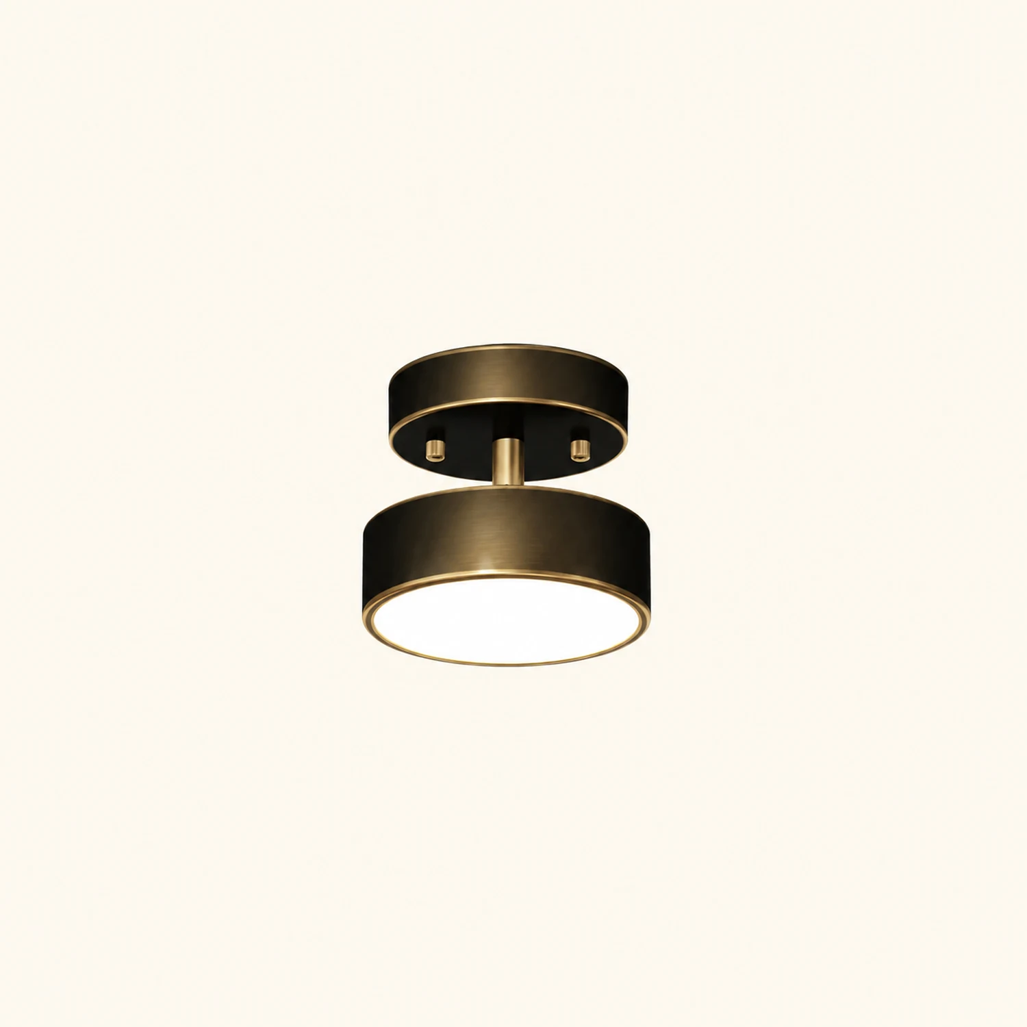 Nordic Industrial Simple Round LED Ceiling Light - Lumpaz