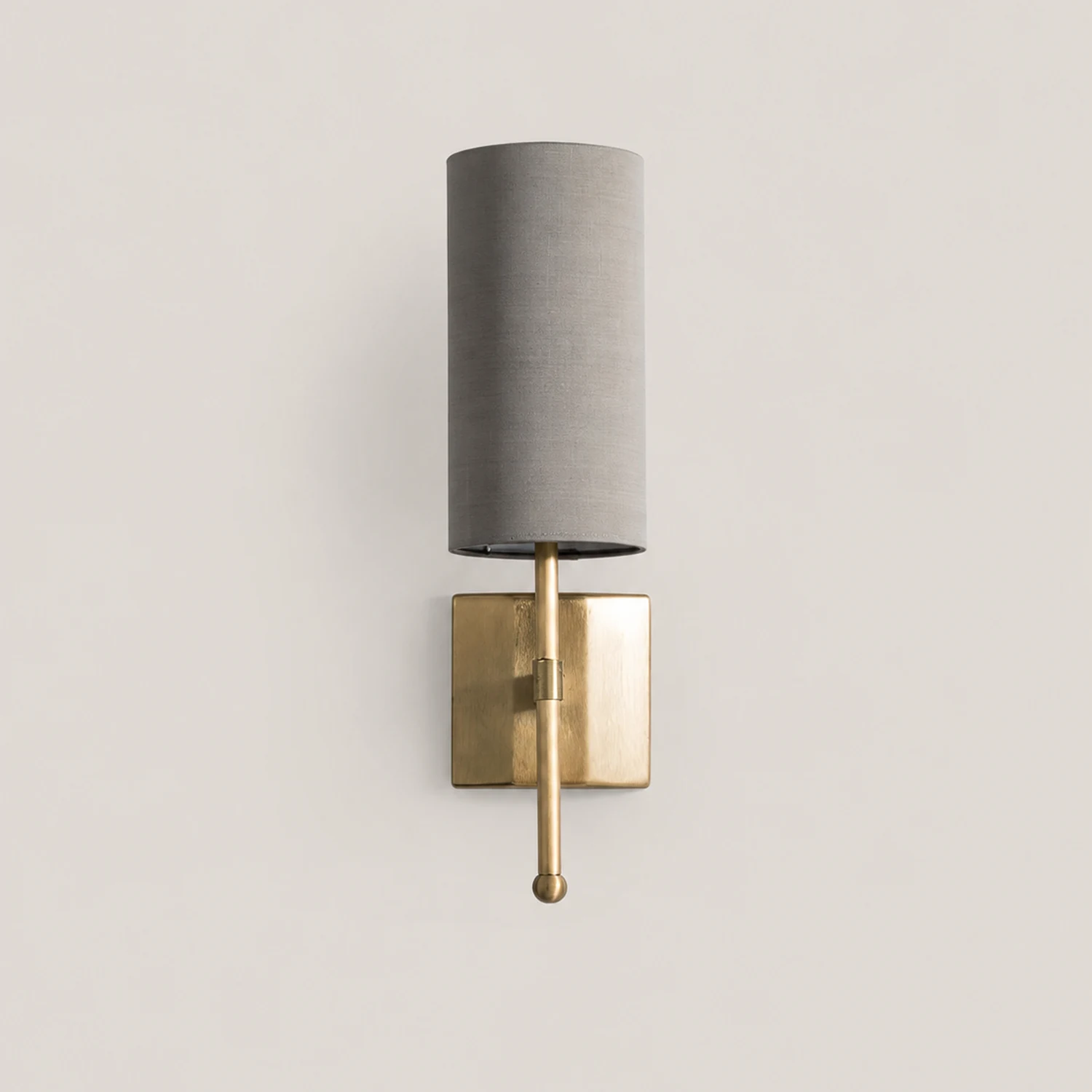 Silk Double Rod Brass Wall Lamp - Lumpaz