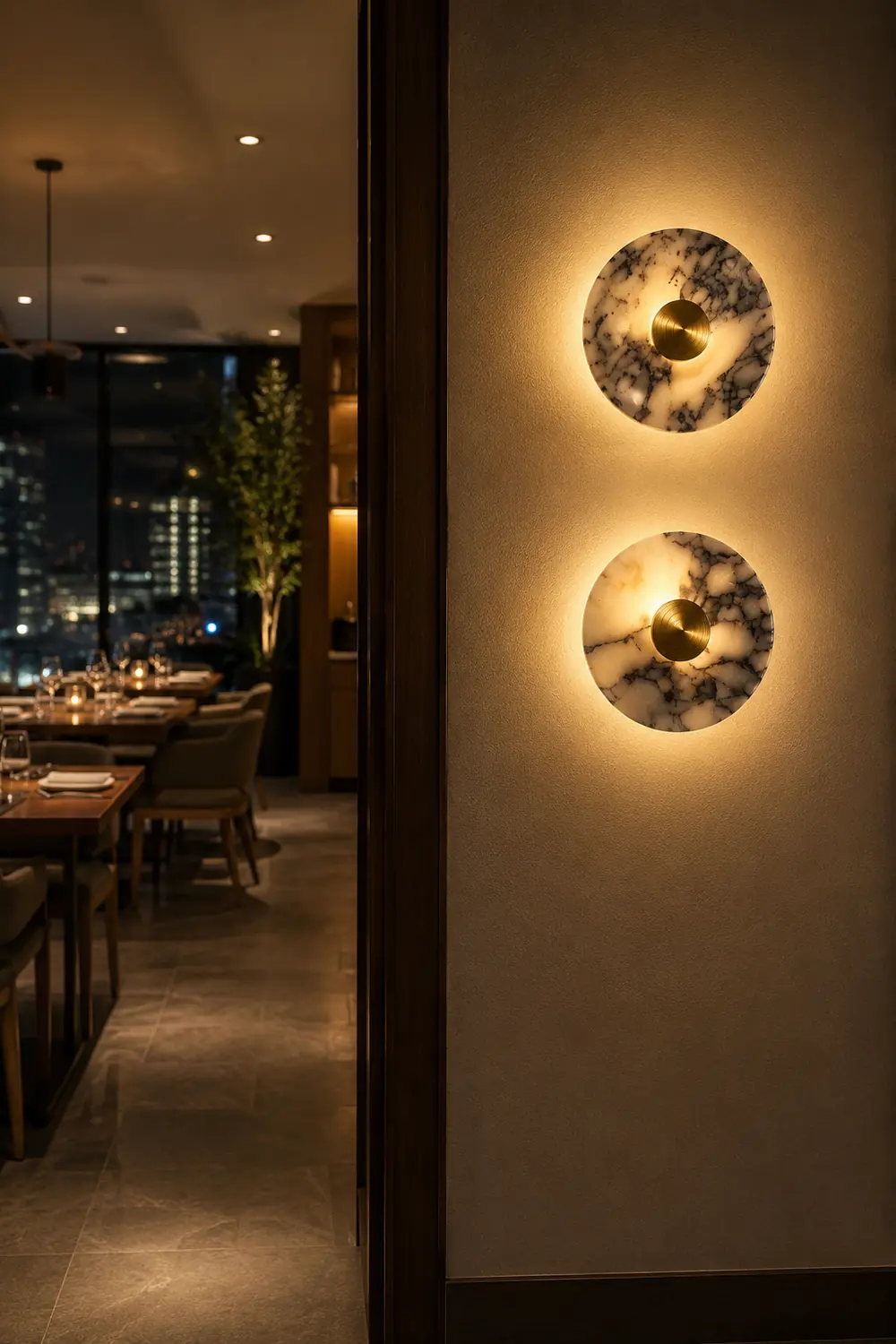 Bulgari round wall lamp - Lumpaz