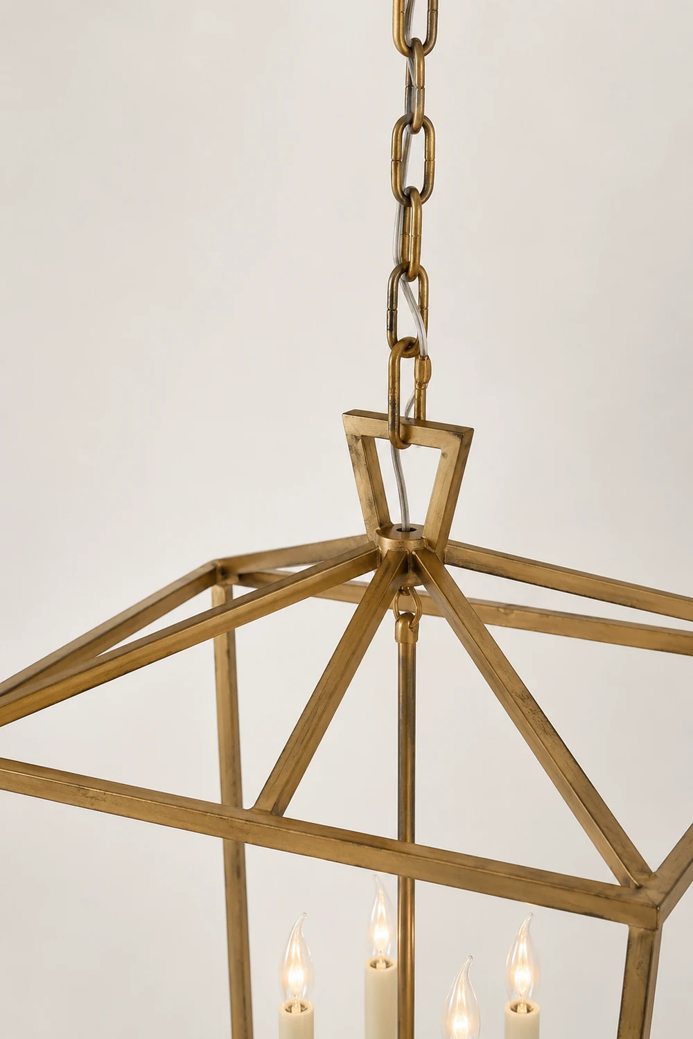 Gold Lantern Pendant Chandelier - Lumpaz