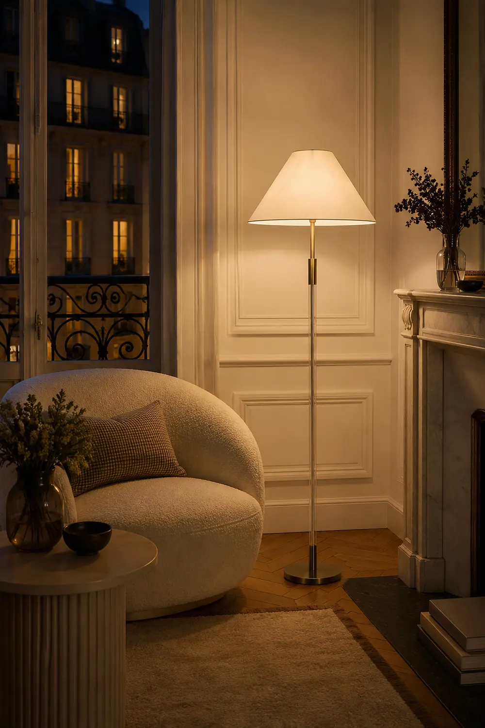 Ralph Acrylic Floor Lamp - Lumpaz