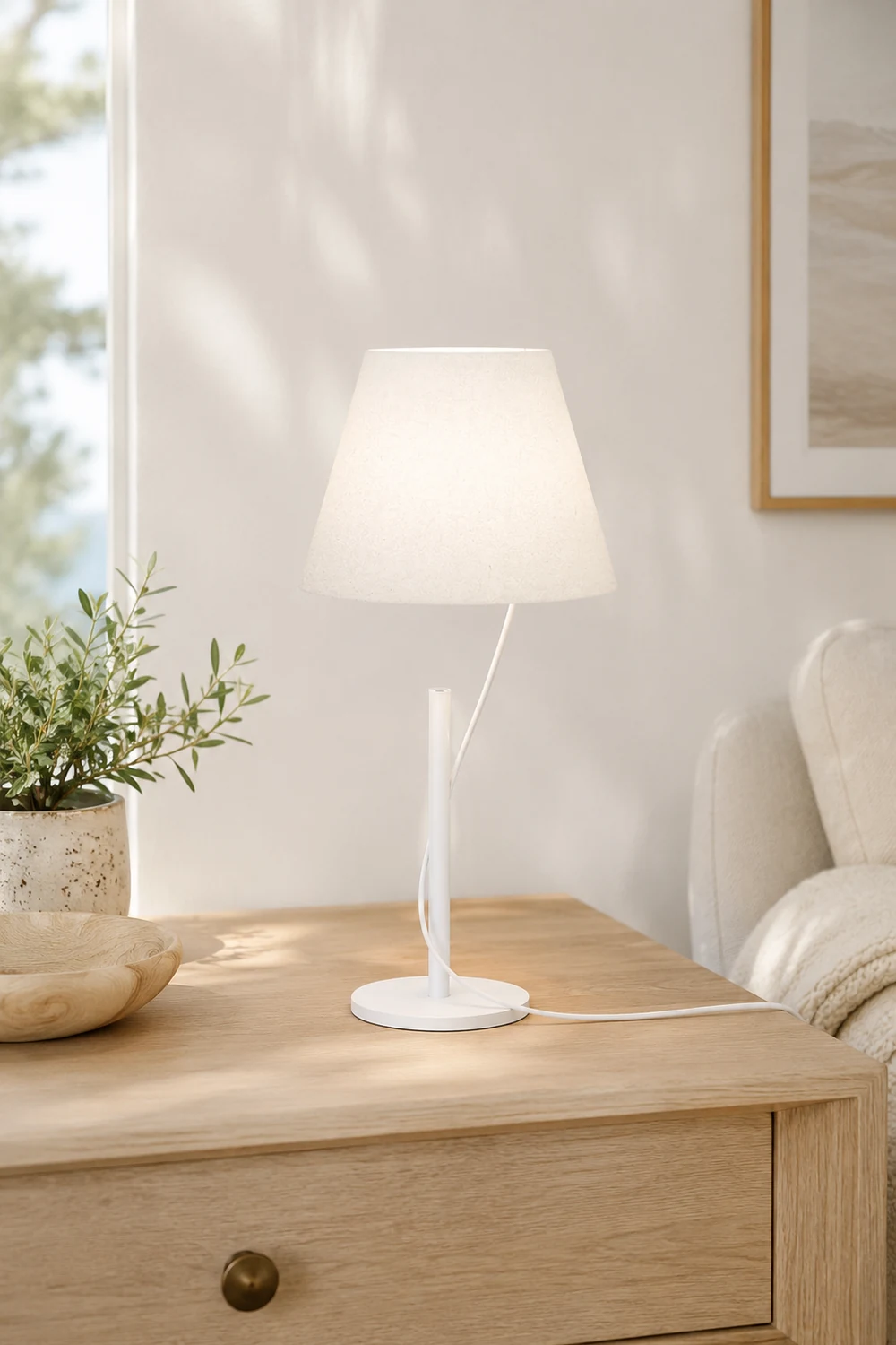 slim line hover LED table lamp - Lumpaz