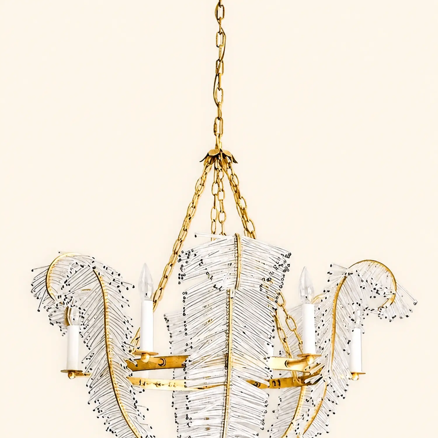 Calais Vintage Scroll Design Chandelier - Lumpaz
