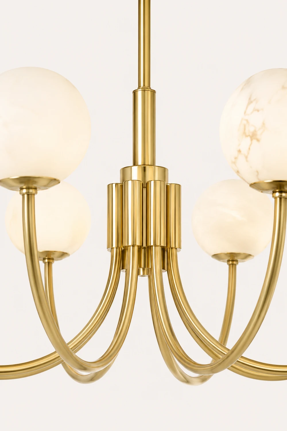 Aurelian Alabaster Globe Chandelier - Lumpaz