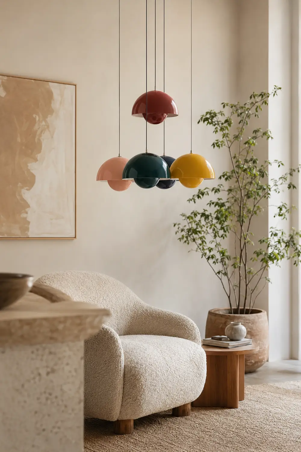Flowerpot Colorful Pendant Lamp - Lumpaz
