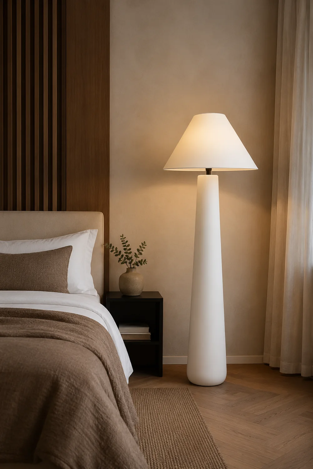 Kara Mann Polar Cement Floor Lamp - Lumpaz