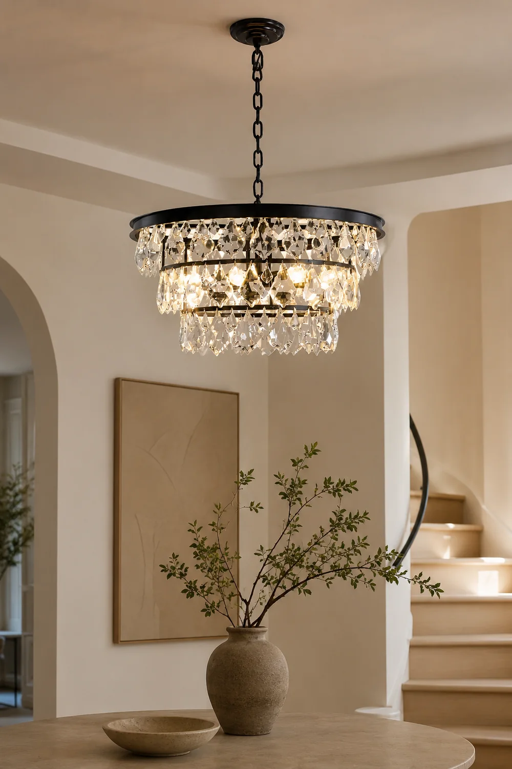 Modern luxury crystal chandelier - Lumpaz