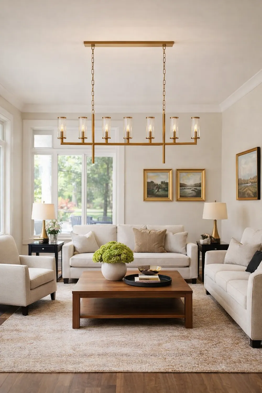 Liaison Large Linear Chandelier - Lumpaz