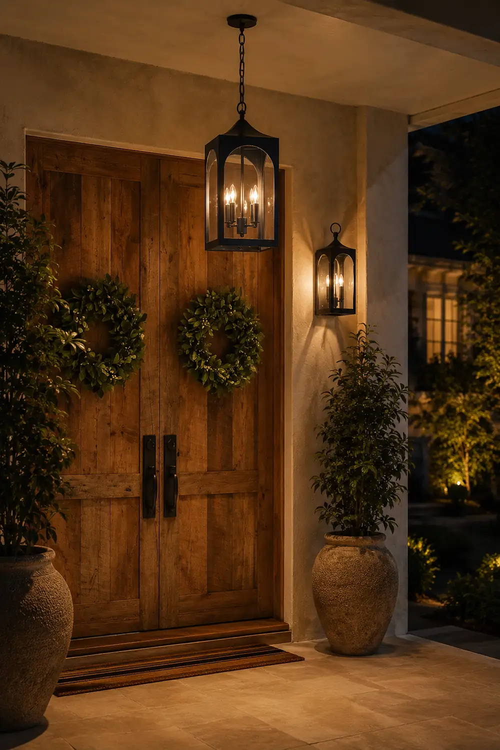 Caleb Vintage-Style Outdoor Lantern Pendant Light - Lumpaz
