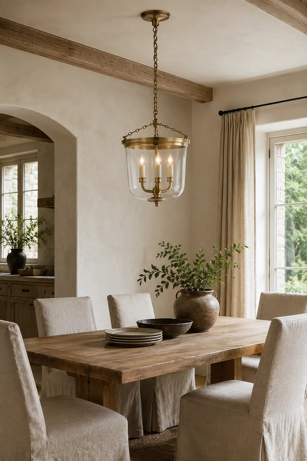 Thomas OBrien Merchant Brass Pendant Light - Lumpaz