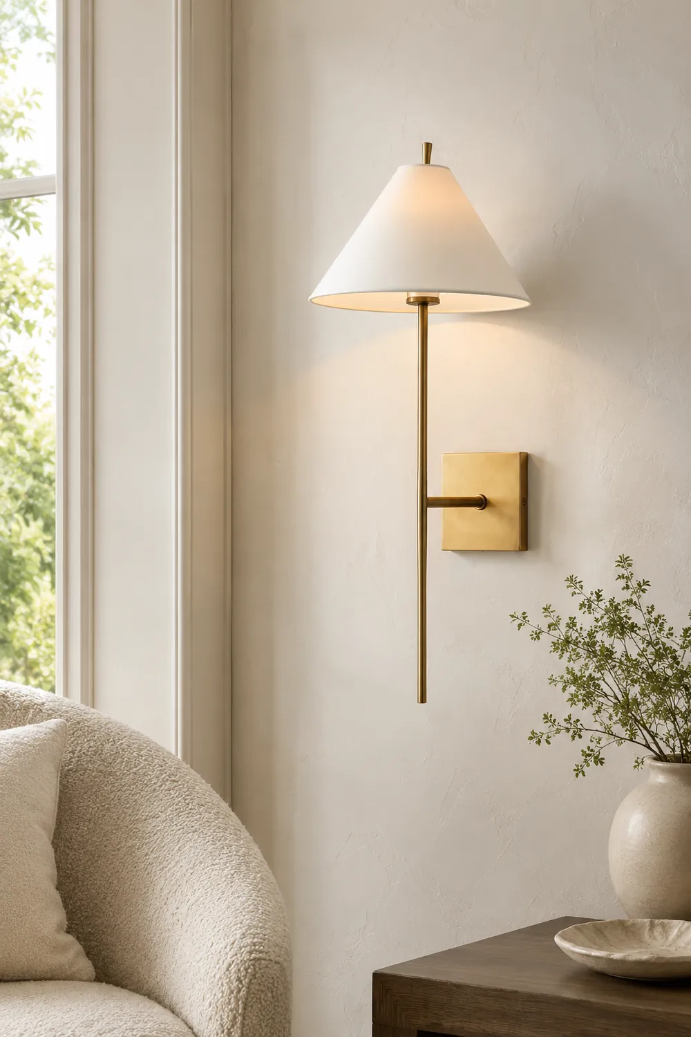 Ellis Brass Wall Light - Lumpaz