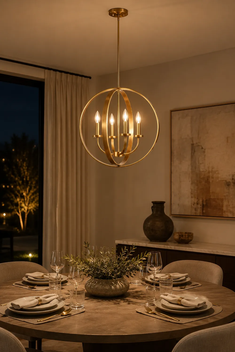Modern cage chandelier - Lumpaz